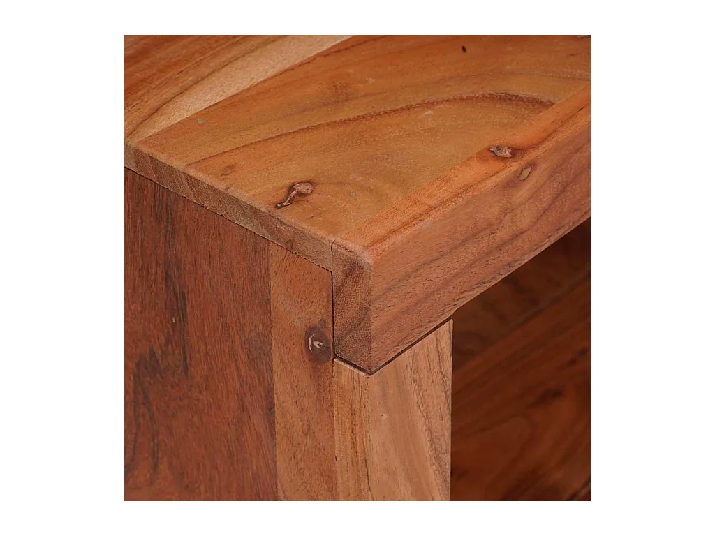 Étagère 3 pcs Marron 50 x 30 x 110 cm Bois d'acacia massif