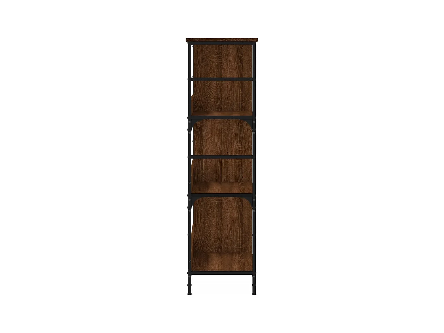 Librería de roble marrón 78,5x33x117,5 cm madera de ingeniería