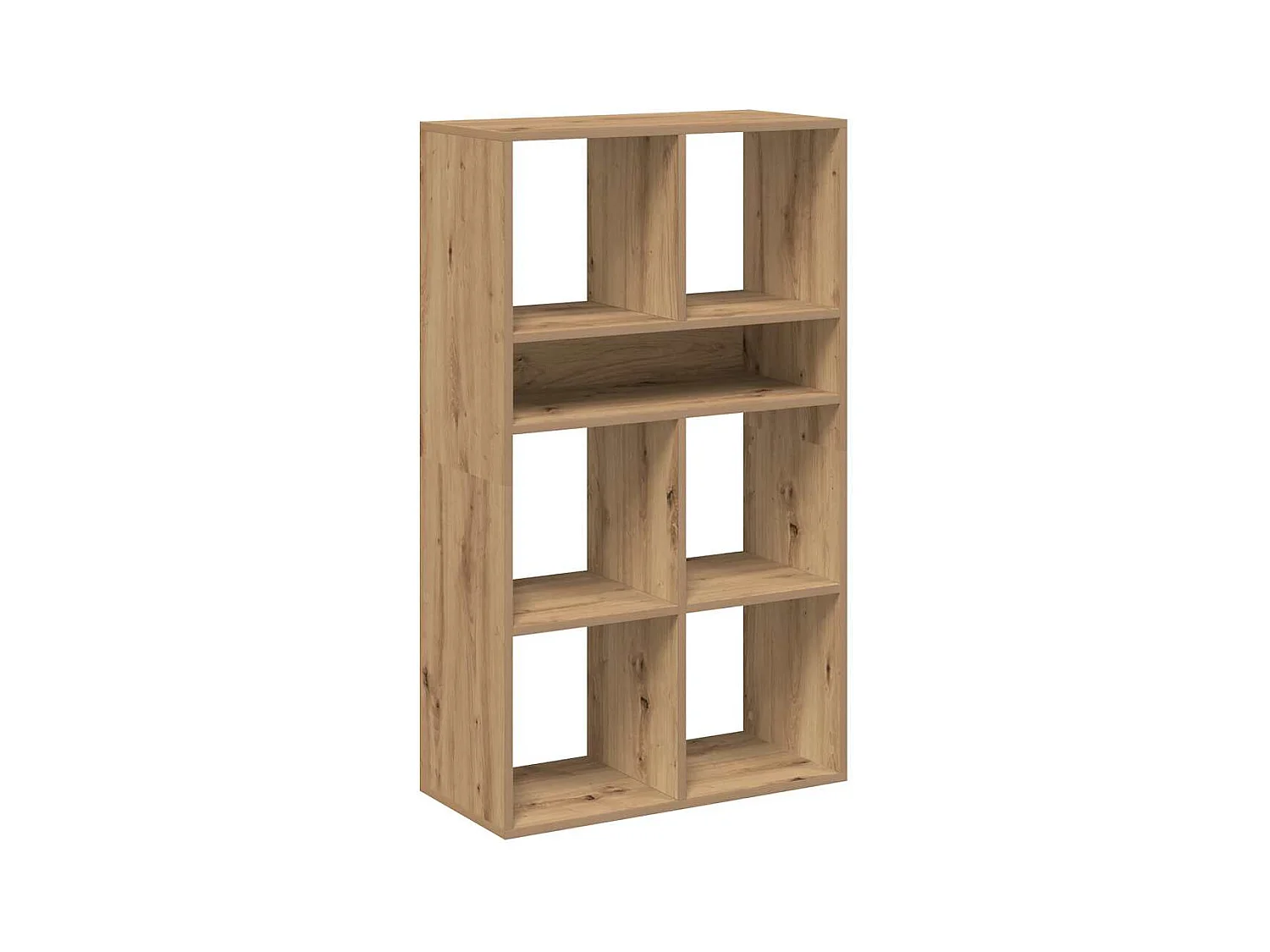Libreria artigianale in rovere 66x31x112 cm in legno ingegnerizzato