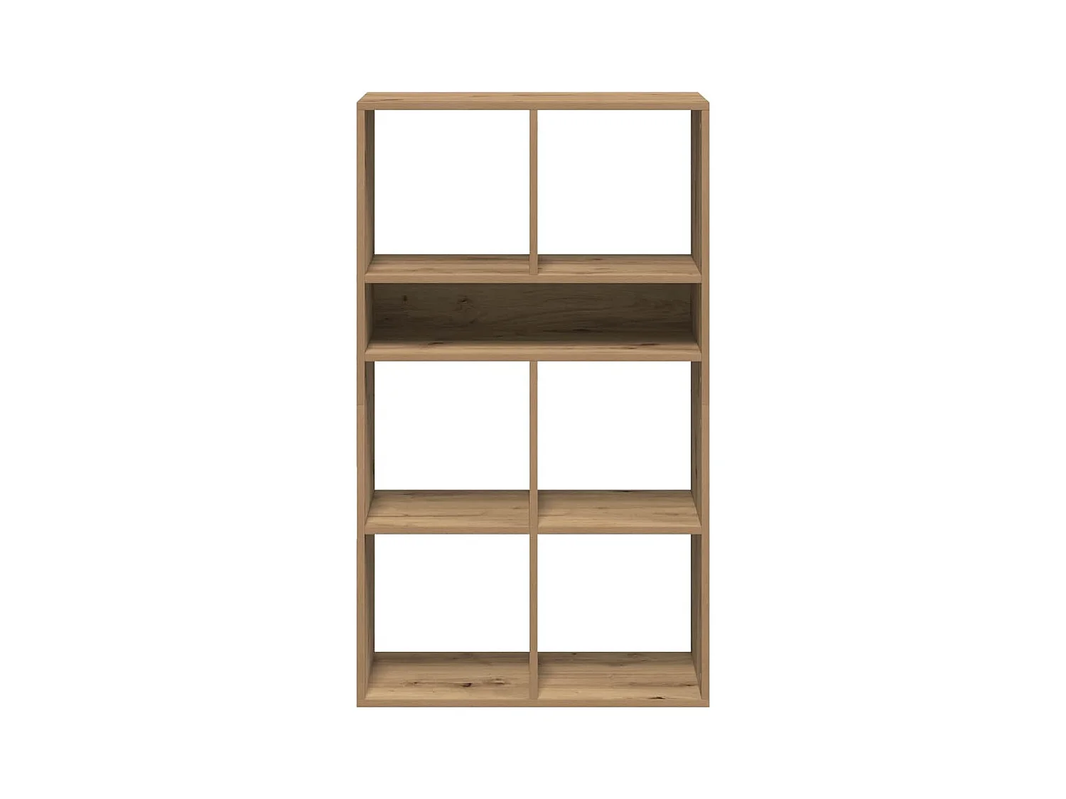 Libreria artigianale in rovere 66x31x112 cm in legno ingegnerizzato