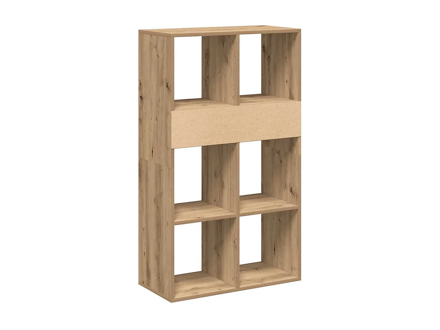 Bibliothèque chêne artisanal 66x31x112 cm bois d'ingénierie