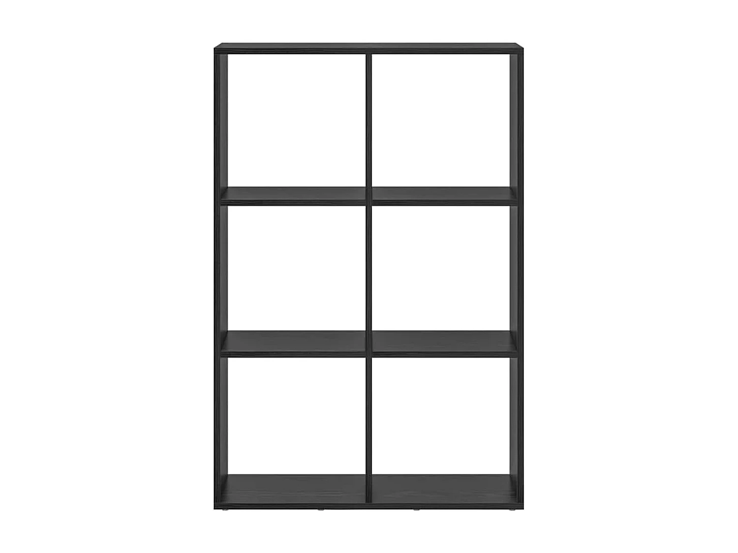 Bibliothèque Chêne noir 69.5 x 29 x 103.5 cm Bois d'ingénierie