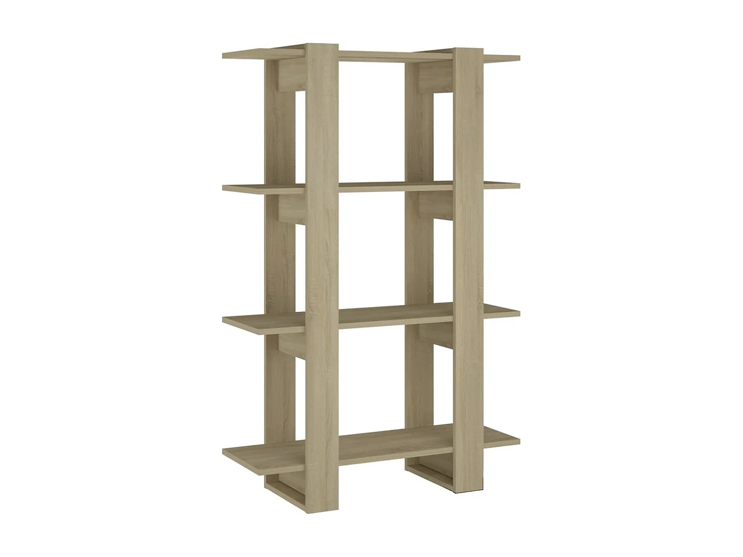 Librería/Separador de ambientes Roble Sonoma 80x30x123,5 cm