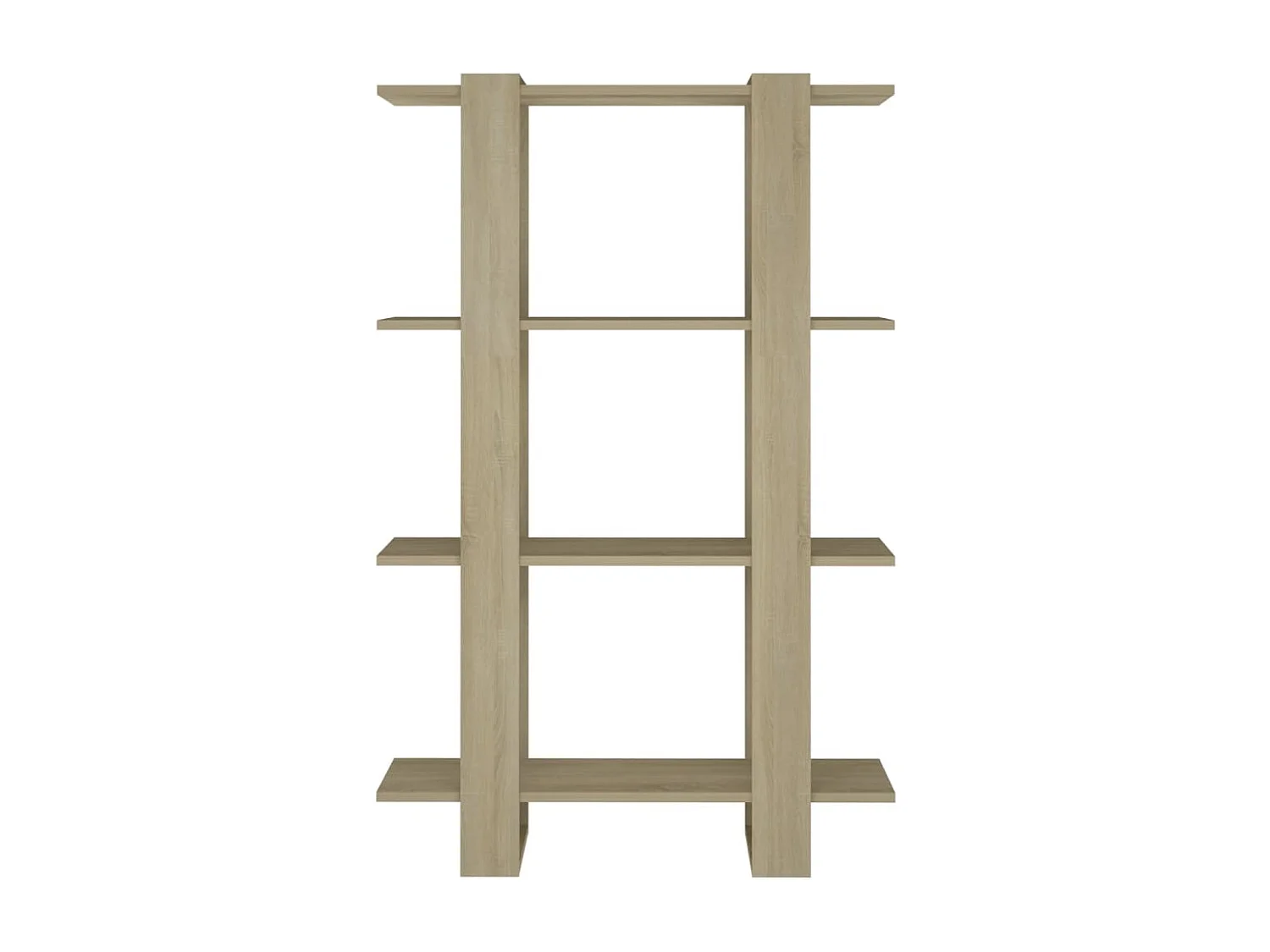 Librería/Separador de ambientes Roble Sonoma 80x30x123,5 cm