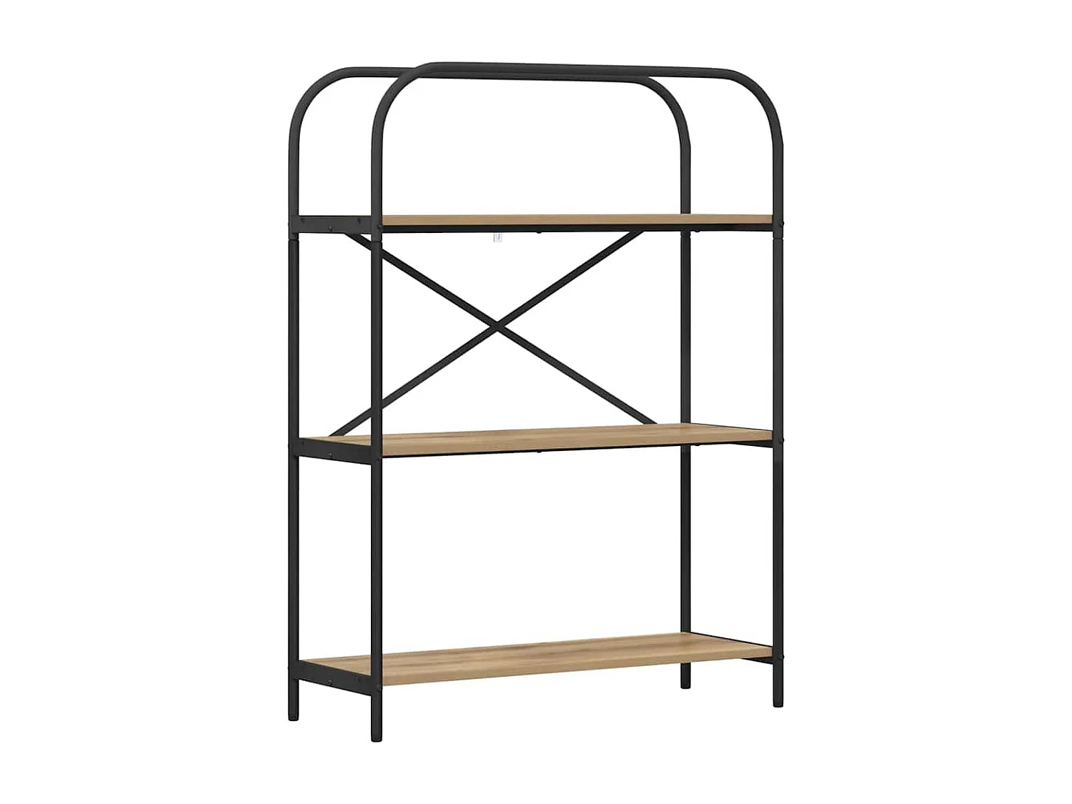 Étagère chêne artisanal 80 x 30 x 109 cm Bois d'ingénierie