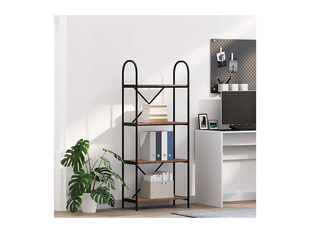 Étagère Bois ancien 60 x 30 x 146 cm Bois d'ingénierie