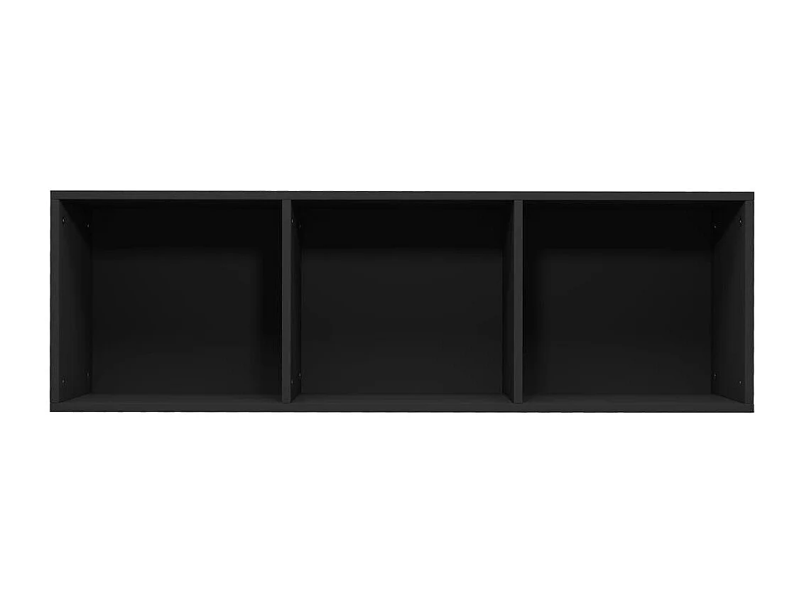 Libreria/mobile TV nero 36x30x114 cm in legno ingegnerizzato