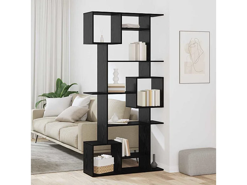 Bibliothèque Chêne noir 92 x 29 x 188 cm Bois d'ingénierie