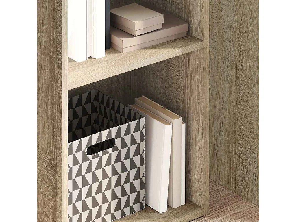 Libreria in rovere Sonoma 40x30x152 cm in legno ingegnerizzato