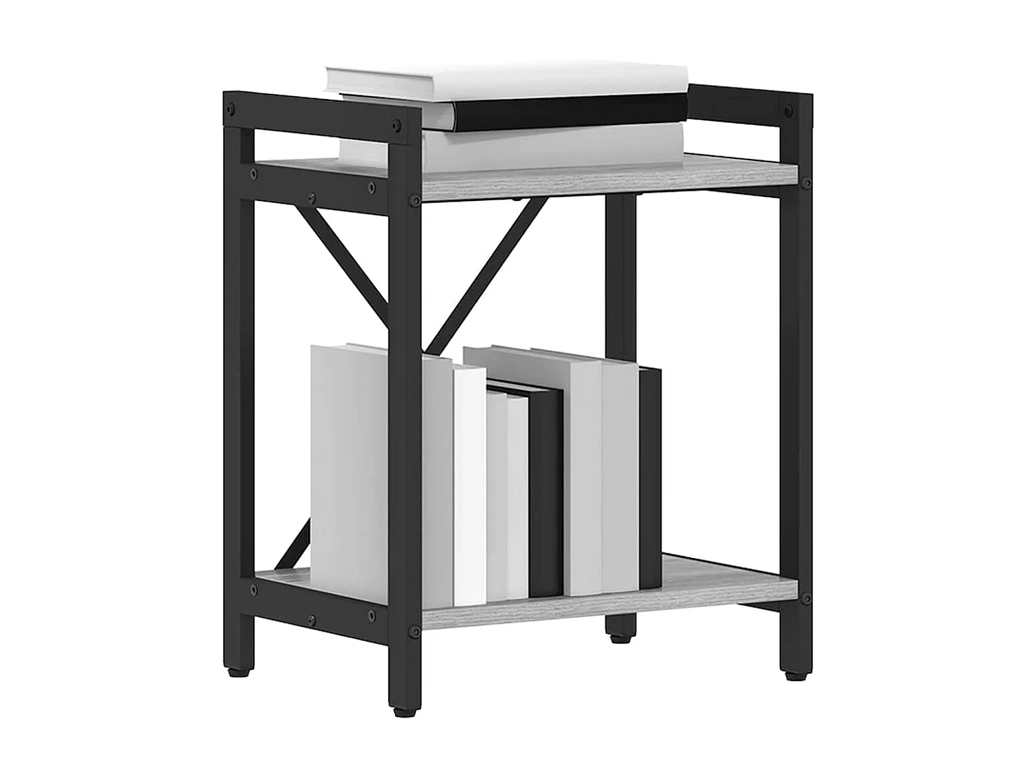 Sonoma Grey Boekenkast 40 x 30 x 48,5 cm Bewerkt hout