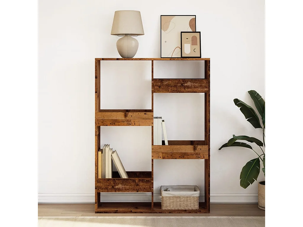 Libreria in legno antico 100x33x135 cm in legno ingegnerizzato