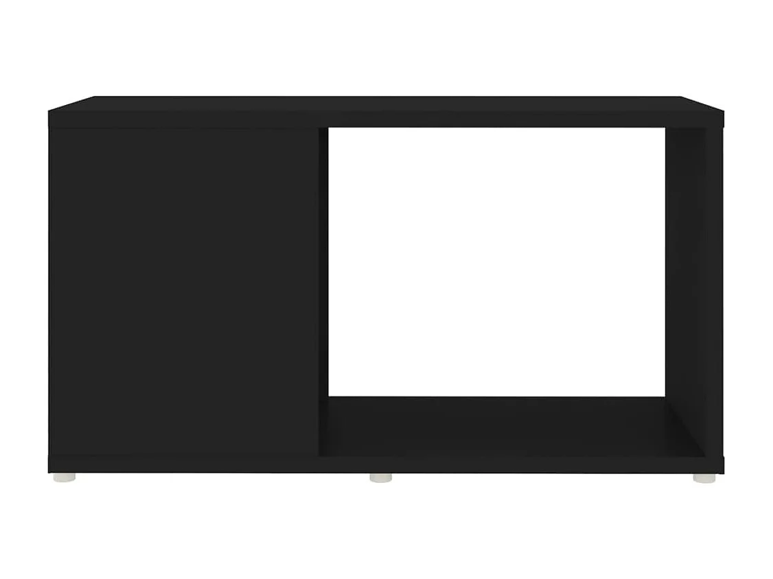 Meuble TV Noir 60x24x32 cm Bois d'ingénierie