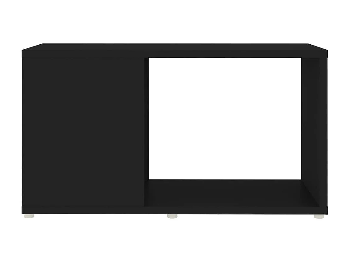 Meuble TV Noir 60x24x32 cm Bois d'ingénierie
