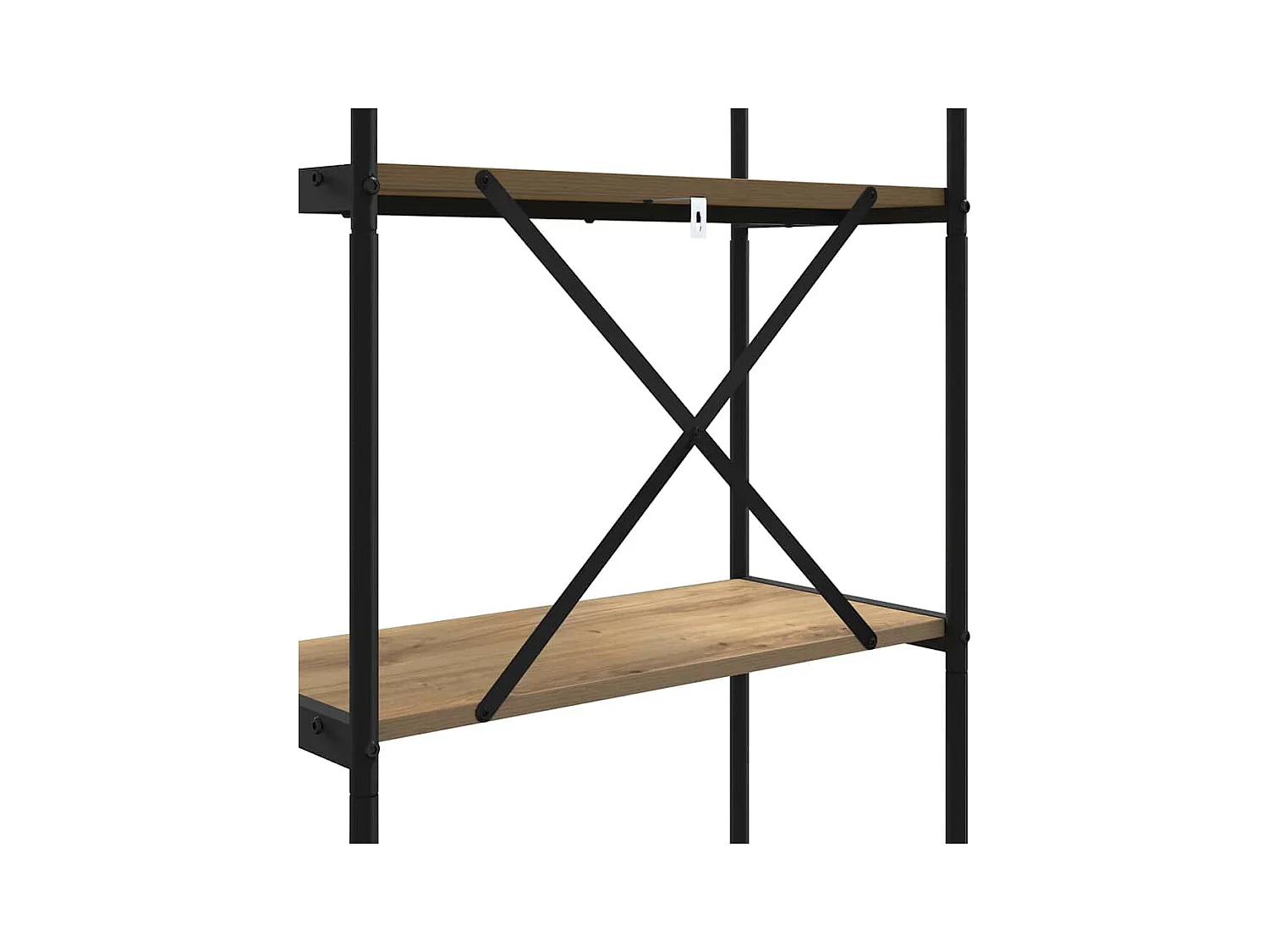 Mensola in rovere realizzata a mano 60 x 30 x 183 cm Legno ingegnerizzato