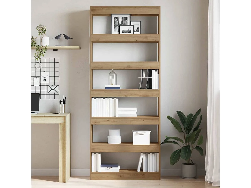 Libreria artigianale in rovere 80 x 30 x 198 cm Legno ingegnerizzato