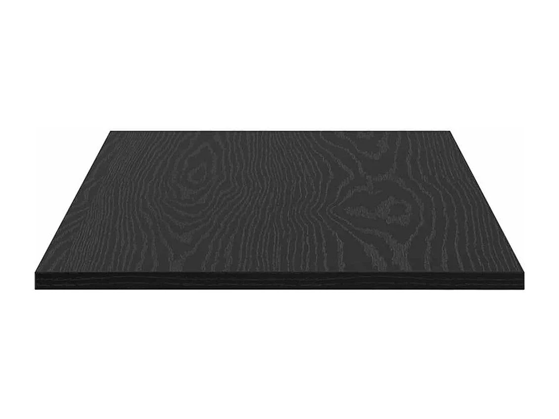 Étagère à livres 4 pcs Noir 80 x 40 x 1.5 cm Bois d'ingénierie