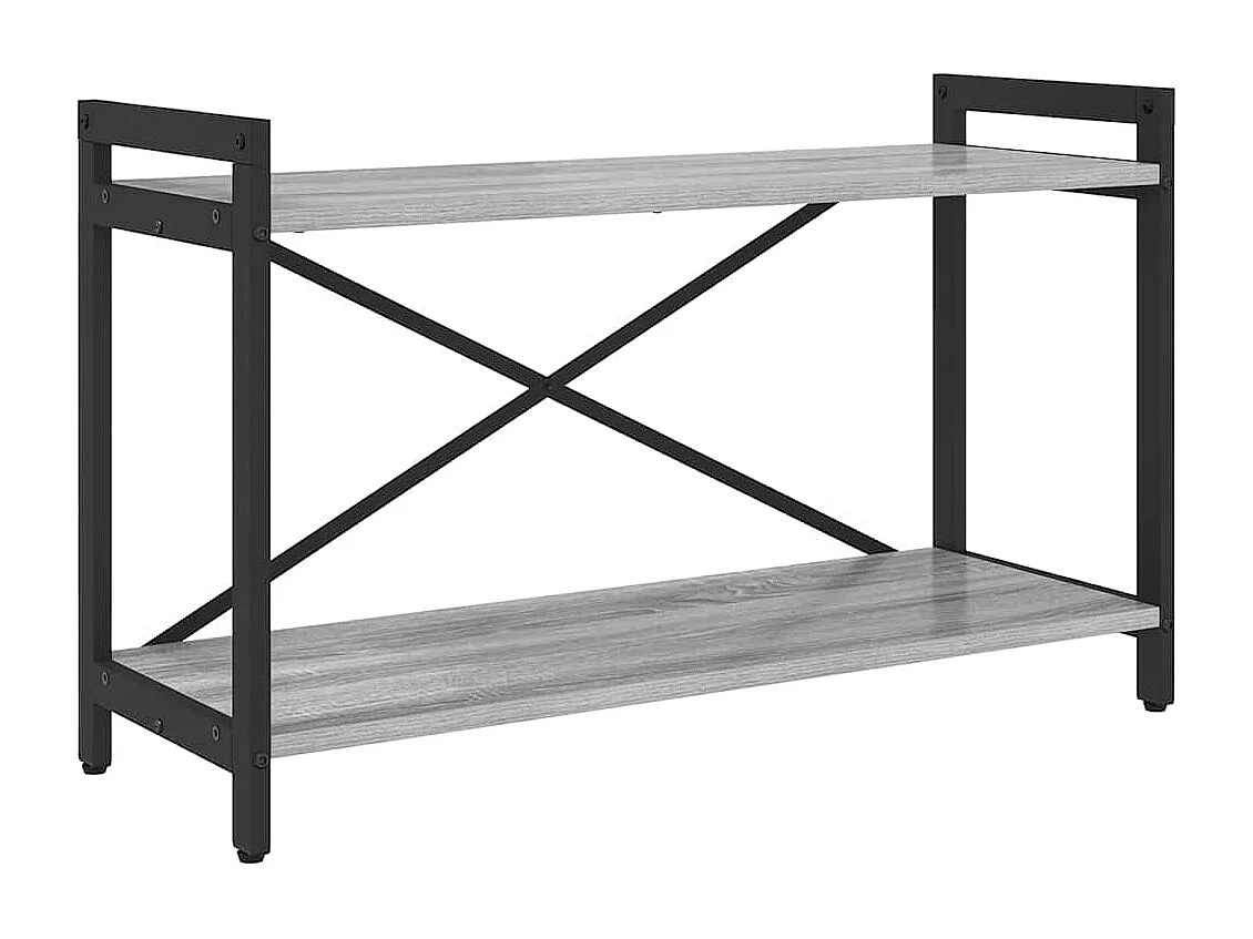 Sonoma Grey Boekenkast 80 x 30 x 48,5 cm Bewerkt hout