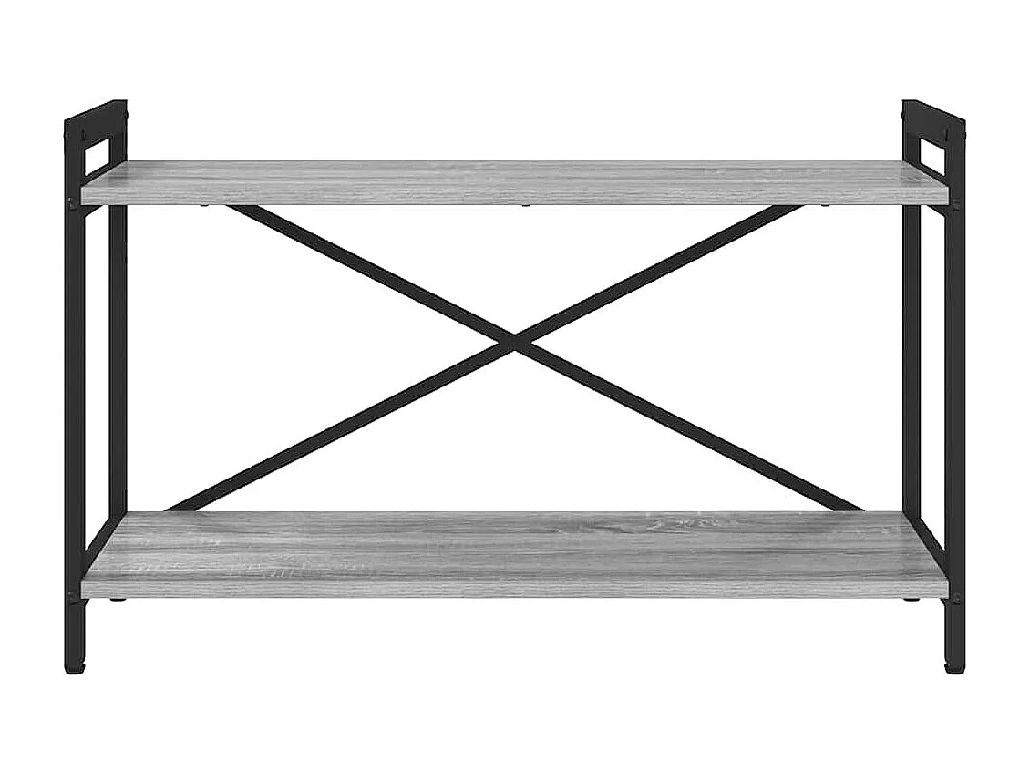 Sonoma Grey Boekenkast 80 x 30 x 48,5 cm Bewerkt hout