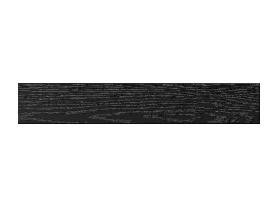 Étagère à livres 4 pcs Noir 60 x 10 x 1.5 cm Bois d'ingénierie