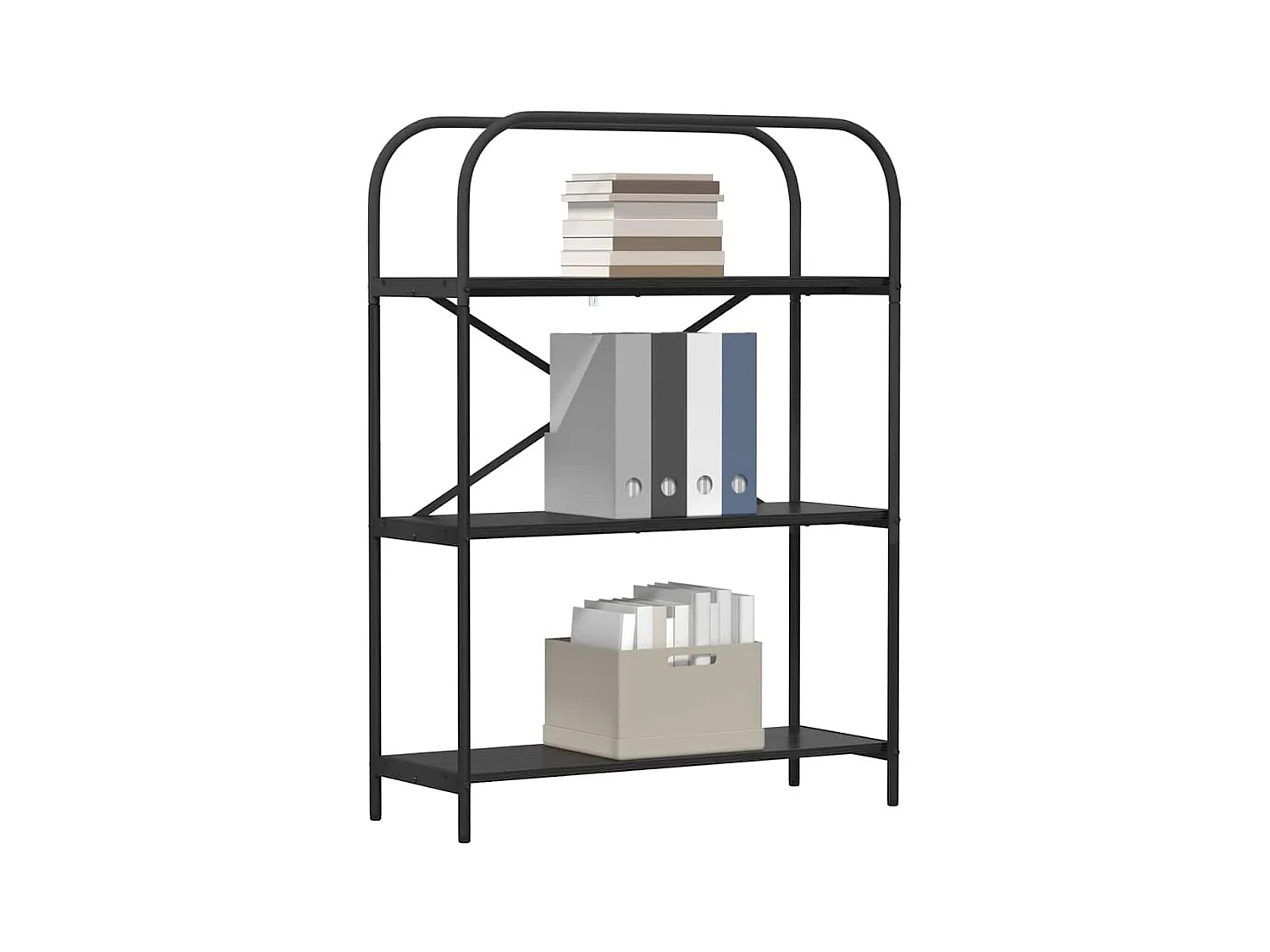 Étagère Chêne noir 80 x 30 x 109 cm Bois d'ingénierie