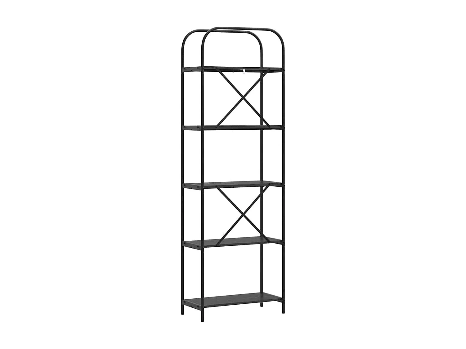 Étagère Chêne noir 60 x 30 x 183 cm Bois d'ingénierie