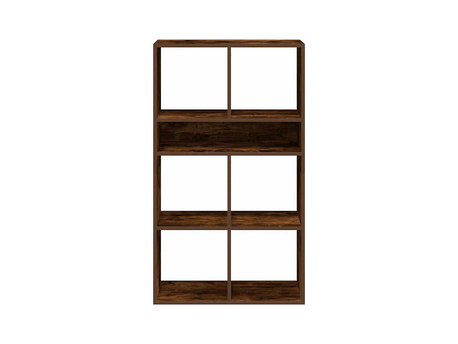 Libreria in rovere affumicato 66x31x112 cm in legno ingegnerizzato