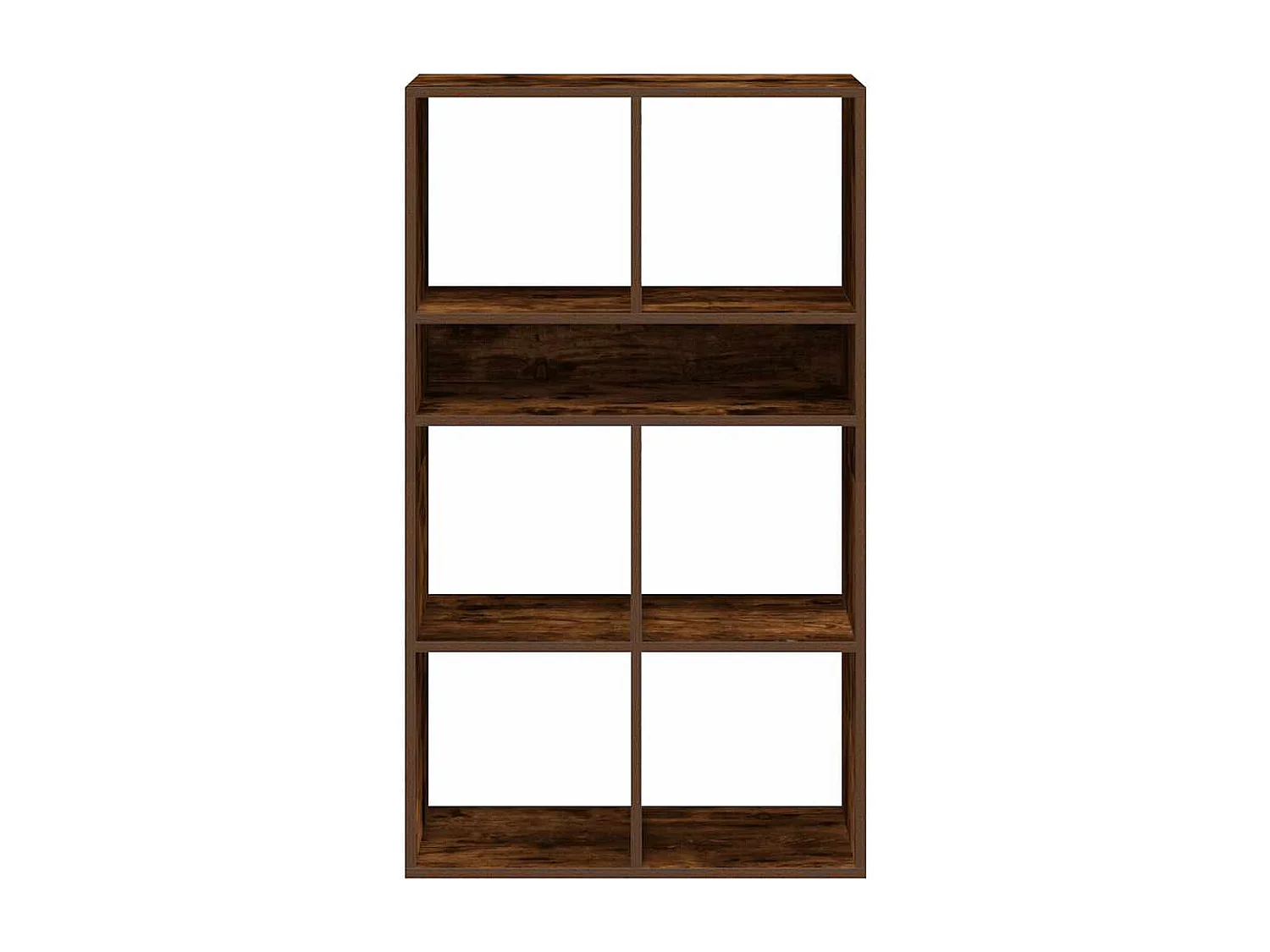 Bücherregal aus geräucherter Eiche, 66 x 31 x 112 cm, Holzwerkstoff