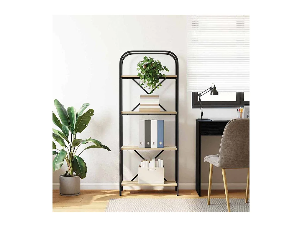 Étagère Chêne sonoma 60 x 30 x 146 cm Bois d'ingénierie