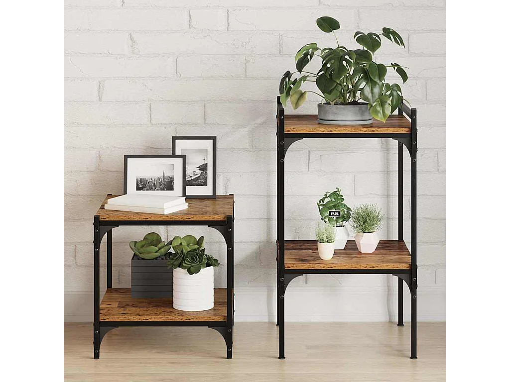 Libreria 4 pezzi Marrone 40 x 40 x 1,5 cm