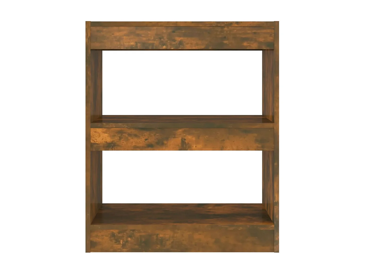 Boekenkast/kamerverdeler gerookt eiken 60x30x72 cm