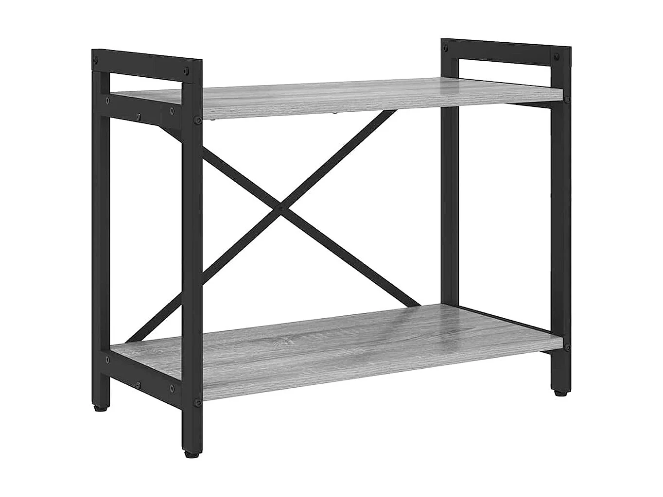 Bibliothèque Sonoma gris 60 x 30 x 48.5 cm Bois d'ingénierie