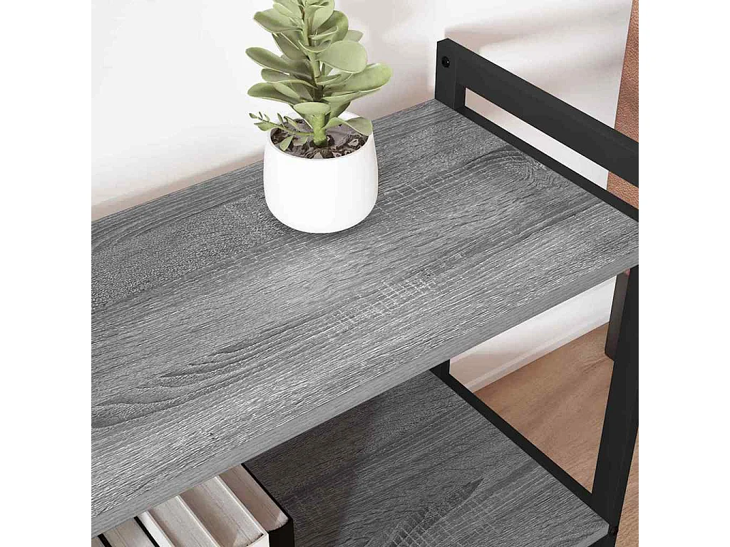 Bibliothèque Sonoma gris 60 x 30 x 48.5 cm Bois d'ingénierie