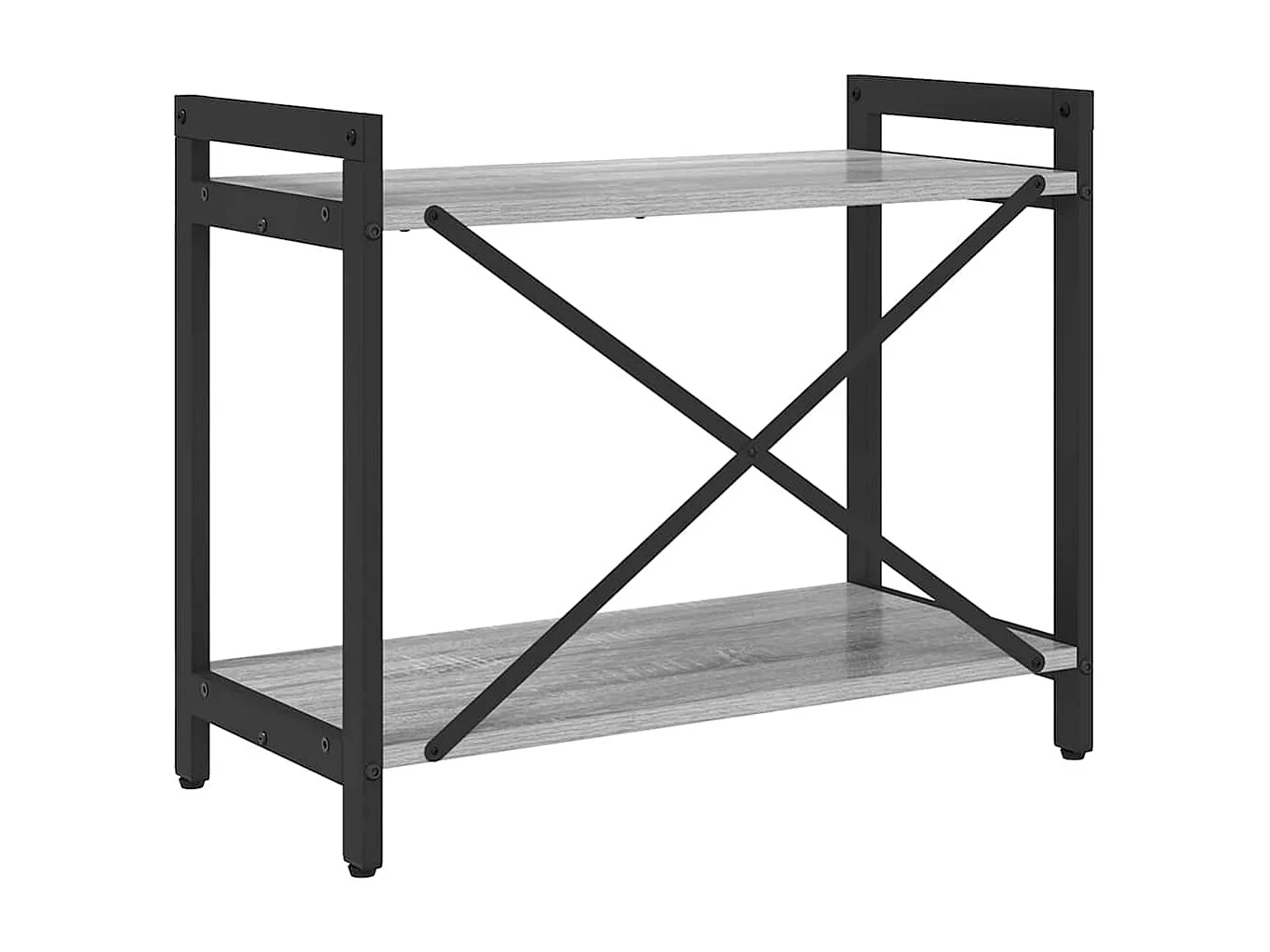 Bibliothèque Sonoma gris 60 x 30 x 48.5 cm Bois d'ingénierie