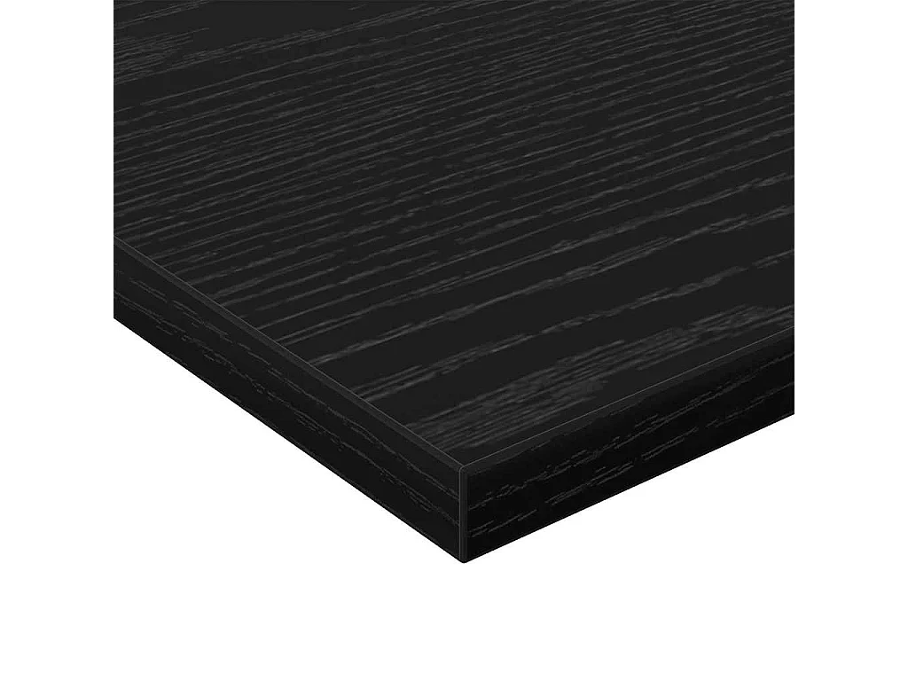 Étagère à livres 4 pcs Noir 60 x 30 x 1.5 cm Bois d'ingénierie