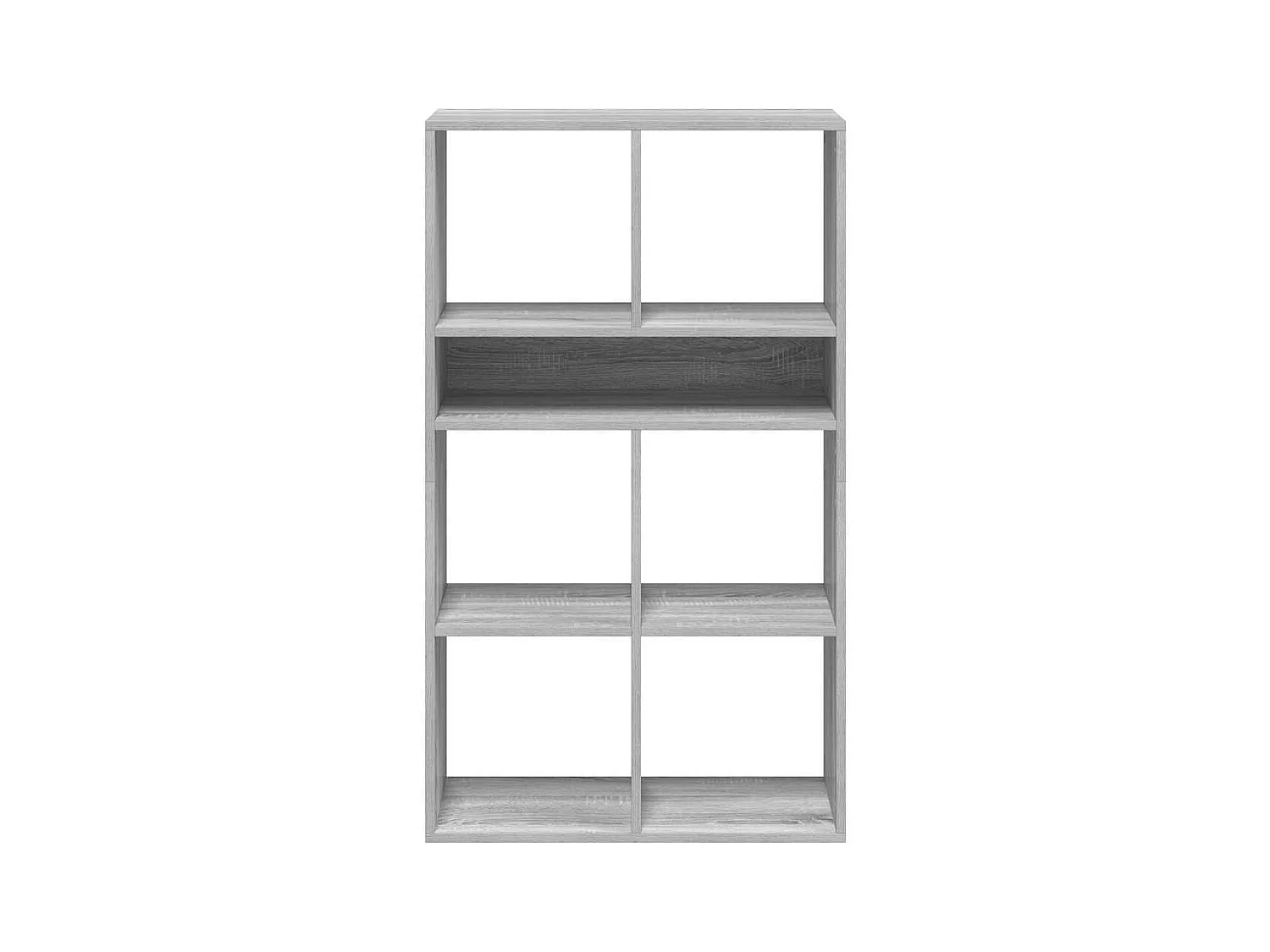 Libreria grigia Sonoma 66x31x112 cm in legno ingegnerizzato