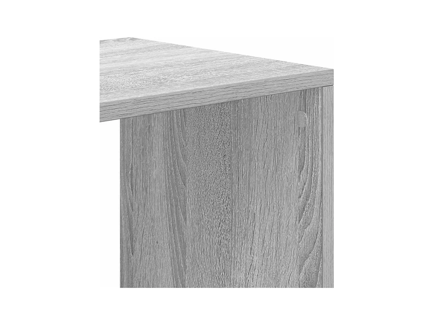 Libreria grigia Sonoma 66x31x112 cm in legno ingegnerizzato