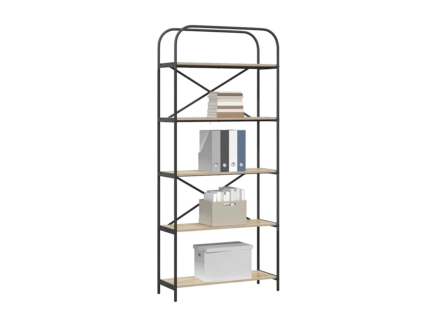 Étagère Chêne sonoma 80 x 30 x 183 cm Bois d'ingénierie