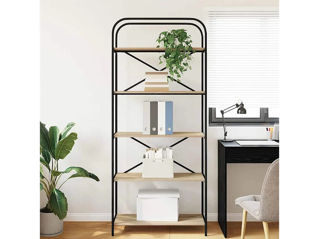 Étagère Chêne sonoma 80 x 30 x 183 cm Bois d'ingénierie