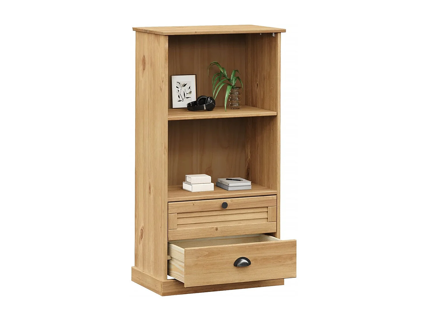 Bibliothèque VIGO 60x35x114,5 cm bois massif de pin
