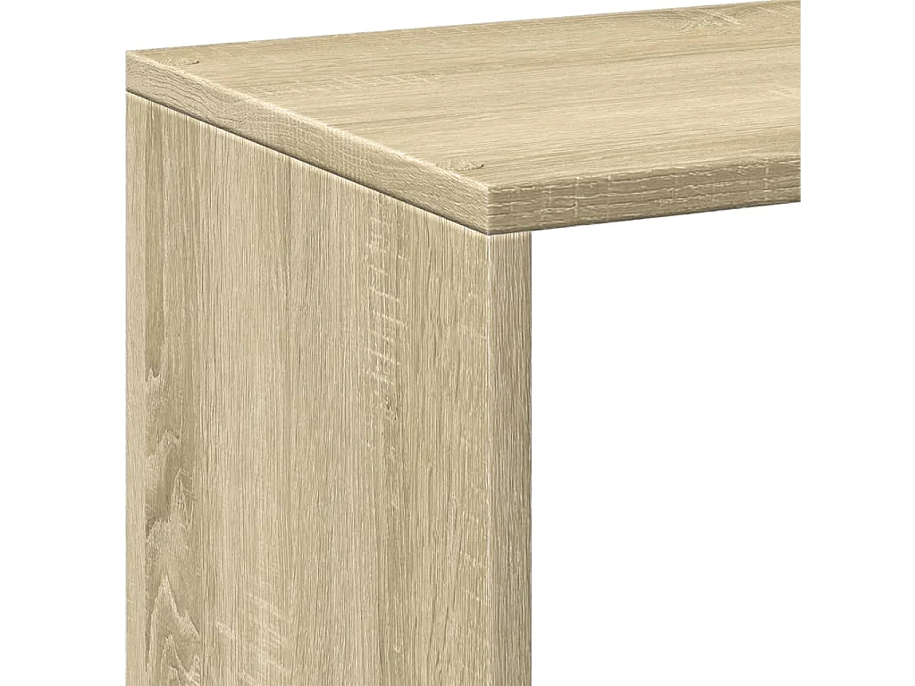 Raumteilerregal aus Sonoma-Eiche 102x29x103,5 cm