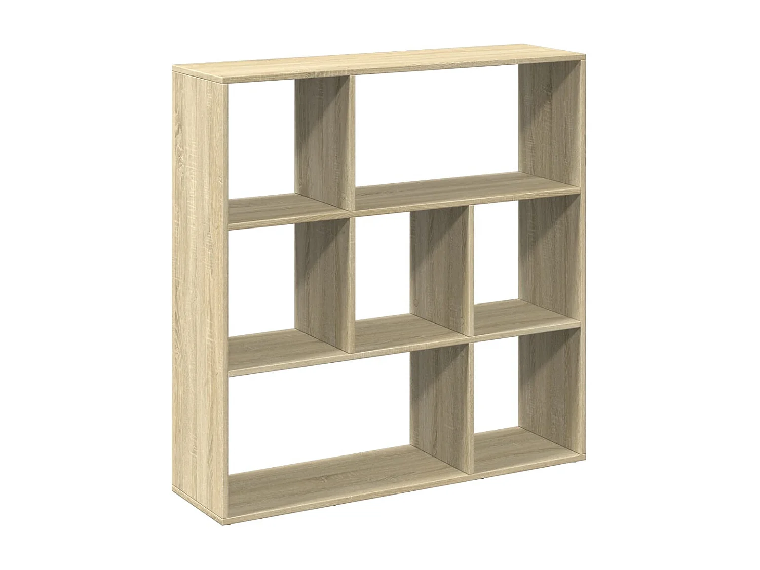 Estantería separadora de ambientes de roble Sonoma 102x29x103,5 cm