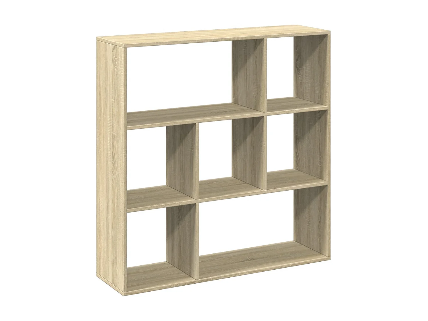 Estantería separadora de ambientes de roble Sonoma 102x29x103,5 cm