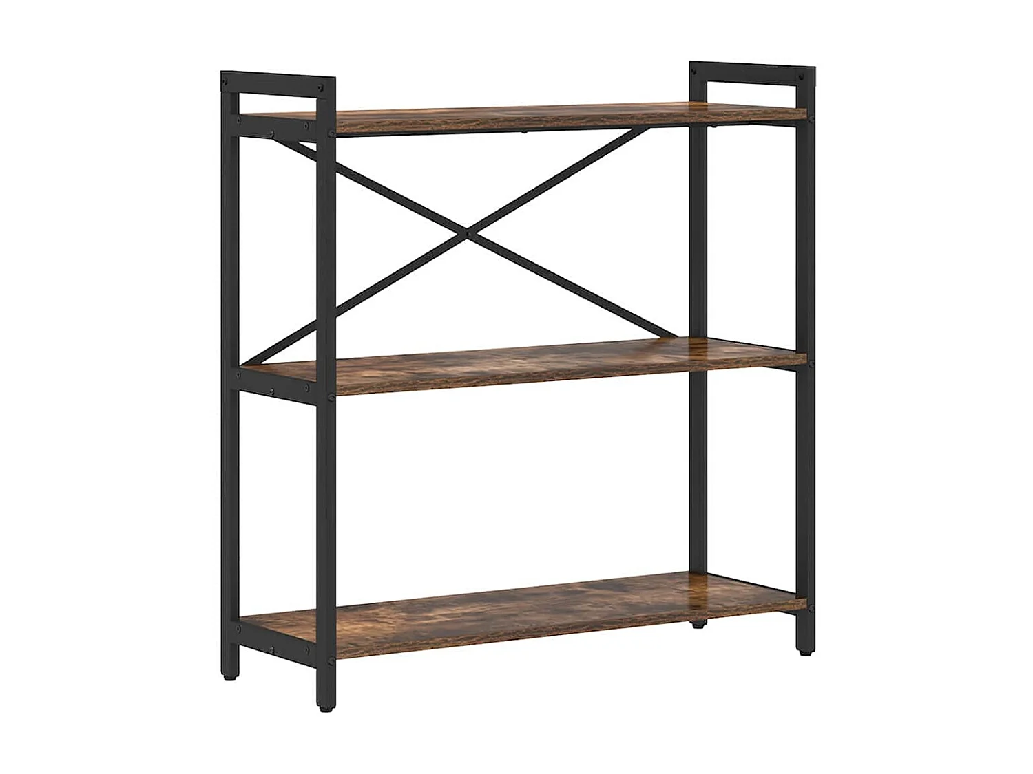 Bibliothèque Chêne fumé 80 x 30 x 83 cm Bois d'ingénierie