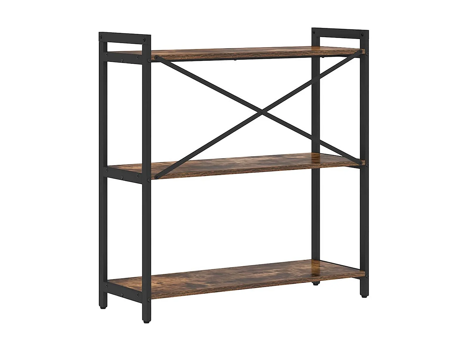 Bibliothèque Chêne fumé 80 x 30 x 83 cm Bois d'ingénierie