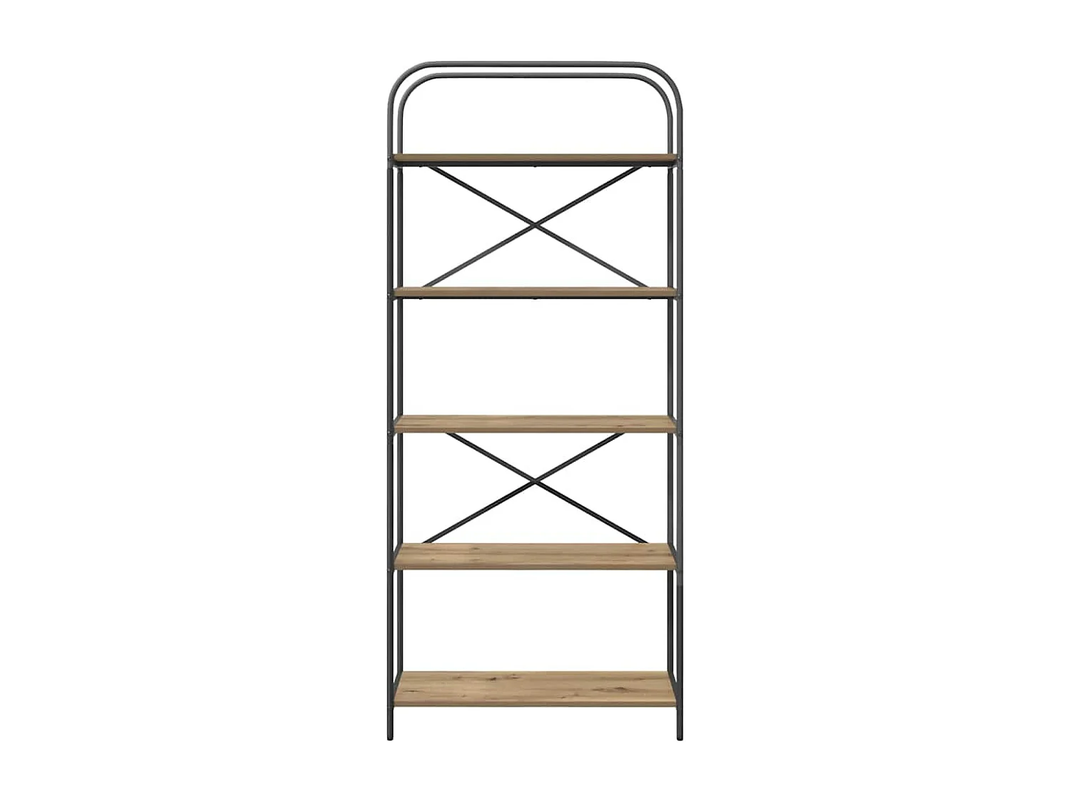 Étagère chêne artisanal 80 x 30 x 183 cm Bois d'ingénierie