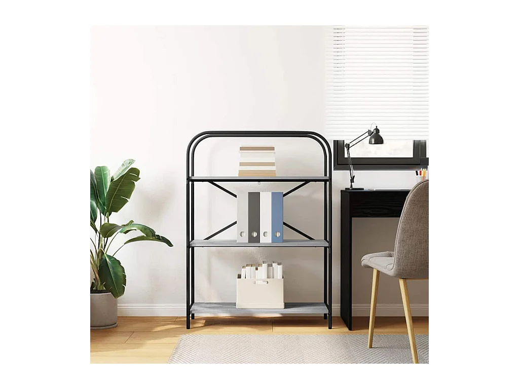 Sonoma Grey Plank 80 x 30 x 109 cm Technisch hout