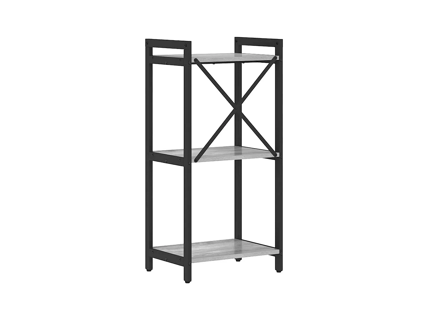 Bibliothèque Sonoma gris 40 x 30 x 83 cm Bois d'ingénierie