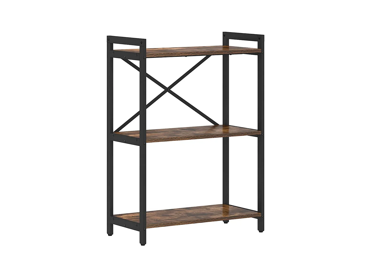 Bibliothèque Chêne fumé 60 x 30 x 83 cm Bois d'ingénierie