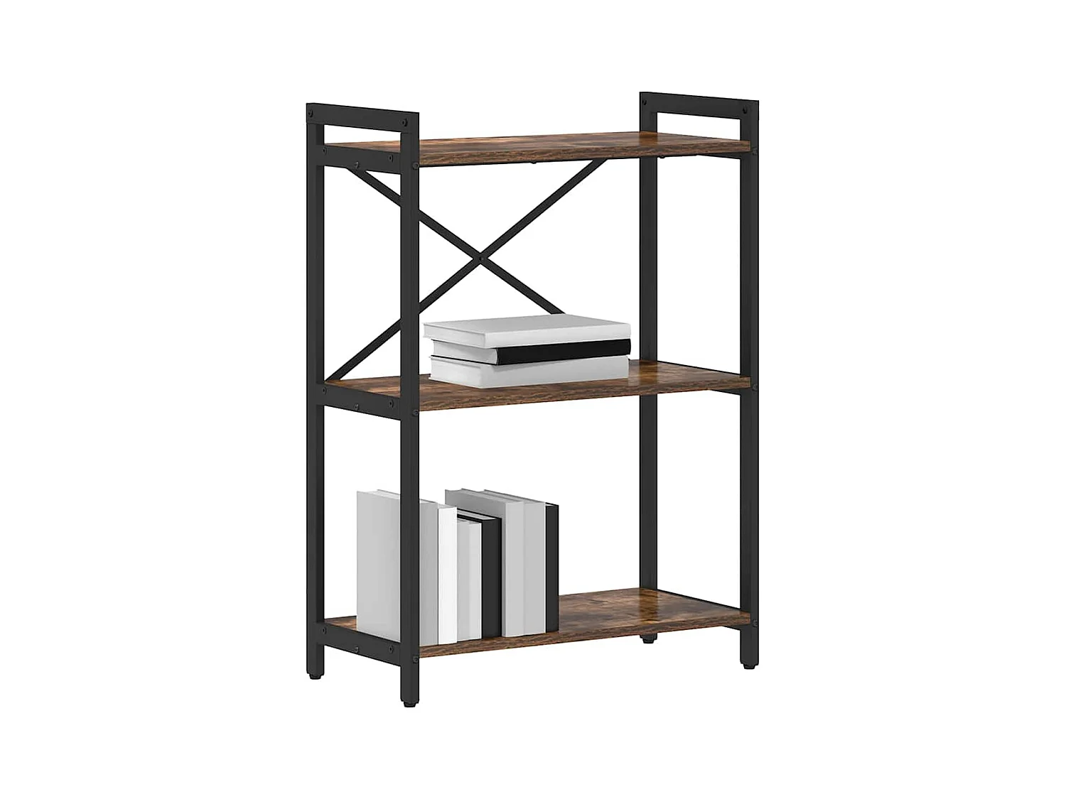 Bibliothèque Chêne fumé 60 x 30 x 83 cm Bois d'ingénierie