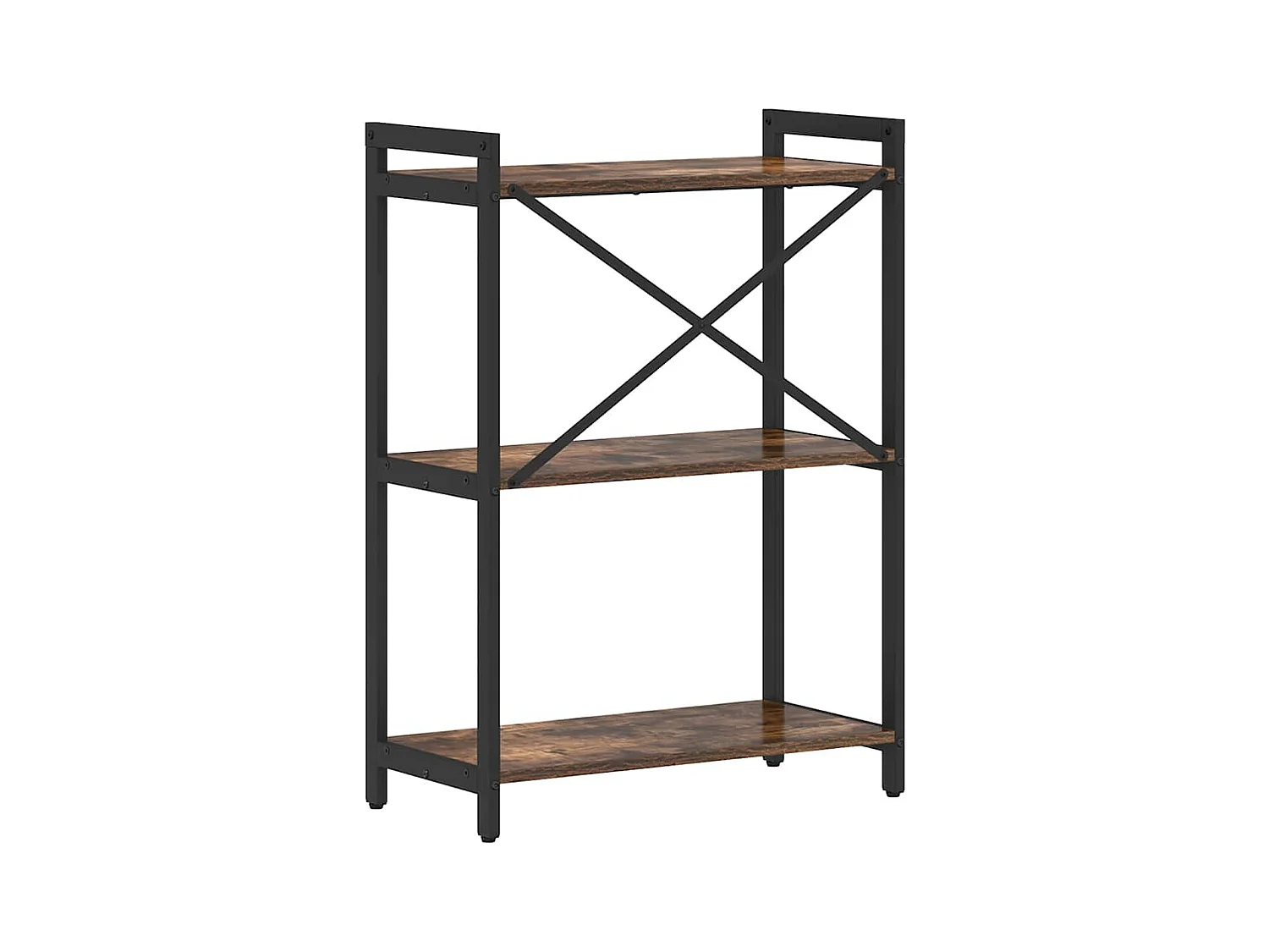 Bibliothèque Chêne fumé 60 x 30 x 83 cm Bois d'ingénierie